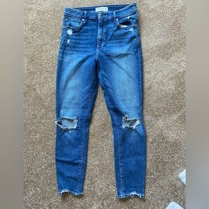 Abercrombie & Fitch High Rise Skinny Jeans 8R